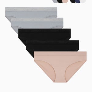 [캘빈클라인 언더웨어] 여성 에센셜 마이크로 비키니 5PK (2 Color) QP3284O