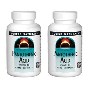 소스 내추럴스 판토텐산 비타민 B5 100mg 250정 2개