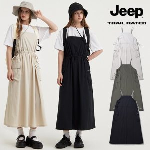지프 25SS 최신상 로사 트레일 여성용 나일론스트레치 레이어드 원피스 1종 TV상품