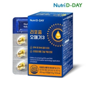 뉴트리디데이 리포좀 오메가3 30캡슐 1개월분