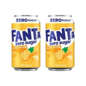 코카콜라 환타 제로 파인 350ml 24입