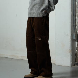 [디키즈] 더블니 코듀로이 워크팬츠 Brown DIKU242LRPN316BR0