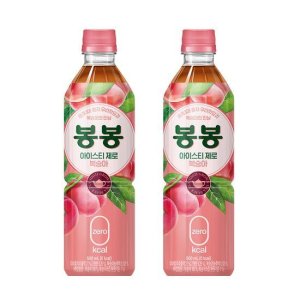 코카콜라 봉봉 아이스티제로 복숭아