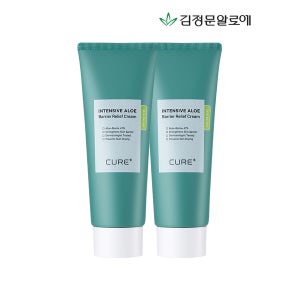 [김정문알로에]  큐어 베리어 릴리프 크림 100ml 2개