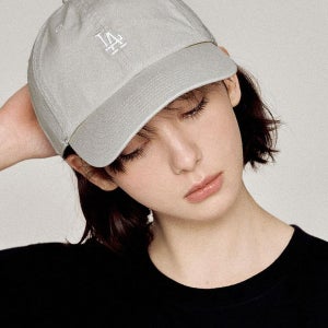 47브랜드 볼캡 남녀공용 MLB모자 LA스몰로고 야구모자 (그레이)