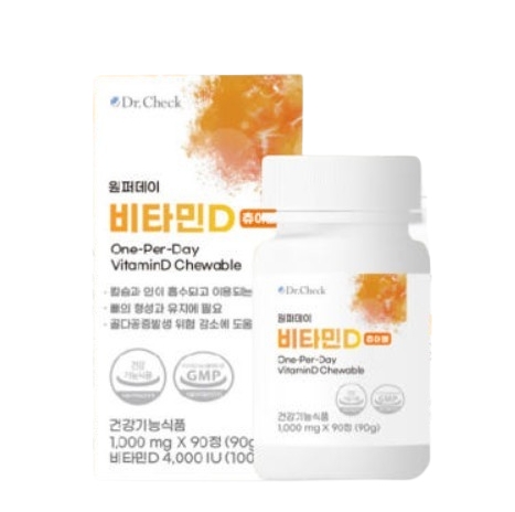 DR CHECK 원퍼데이 비타민D 1000mg x 90정, 1개