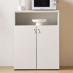 [벨리카가구] (착불) 워즈 베란다 수납장 거실 여닫이 도어형 800