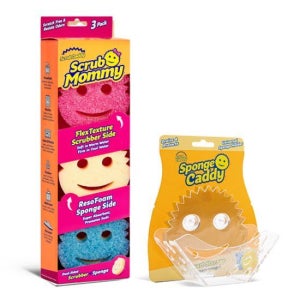 스크럽대디 스크럽마미 3개입+스펀지캐디 1개입