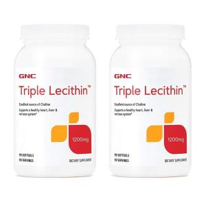 GNC 지엔씨 트리플 레시틴 1200mg 90정 2개