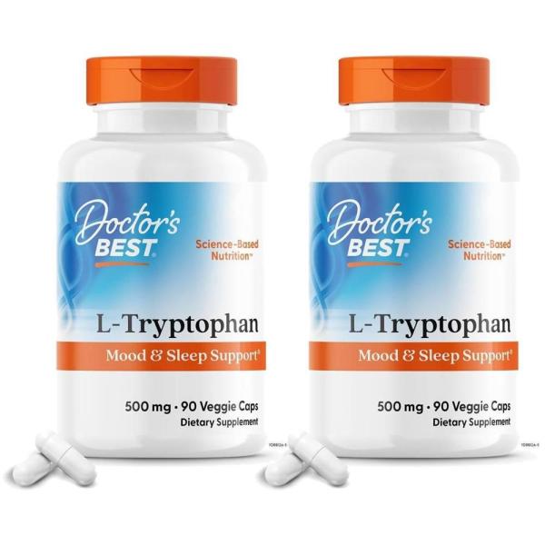 Doctors BEST 닥터스베스트 L-트립토판 500mg 90정 2개