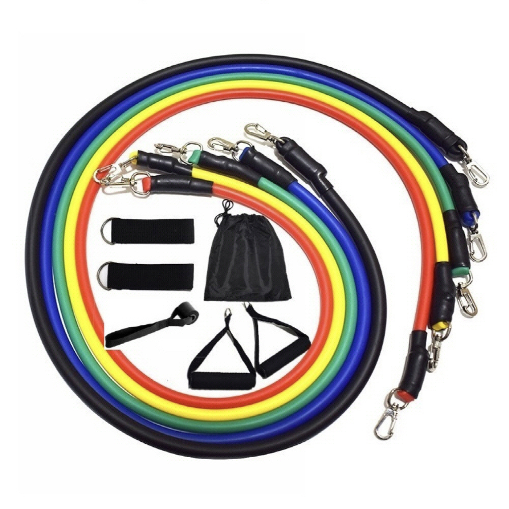 복근 웨이트고무밴드 다이어트 홈트레이닝 홈짐 그립바 5단계강도