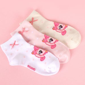 [프리미에팜] 캐치 티니핑 하츄핑 아동용 리본 단목 양말 3족세트 TF1YW47075