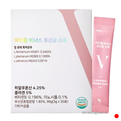 <b>아이힐</b> 비너스 유산균 스틱 여성 <b>장</b> 건강 30포