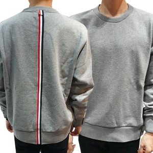 톰브라운 백 삼선 스트라이프 남성 맨투맨 그레이 MJT085A 03377 055
