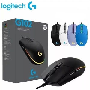 기존 logitech 호환 G102 마우스 USB 유선 게임용