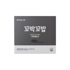 비브리브 꼬박꼬밥 흑임자맛 40g 7개입