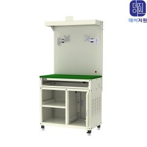 [일반판매] 자주검사대 HWT-QC-B (모니터암 2개적용) ( 내부선반-1개 / 1000*630*2000)