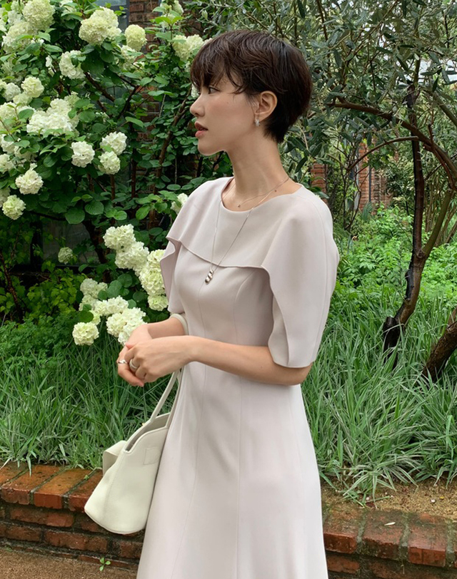 질스튜어트뉴욕 레이어드 반팔원피스 JSDR5B320