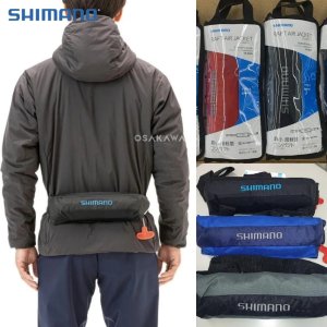 시마노 성인용 자동 팽창 낚시 구명조끼 허리벨트 벨트형 콤팩트 타입 VF-053U