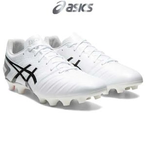 아식스 축구화 DS 라이트 와이드 캥거루 가죽 HG AG 남녀공용 화이트 블랙 1103A069-100
