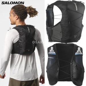 살로몬 액티브 스킨 8 세트 트레일 러닝 백팩 조끼 블랙 LC2177800