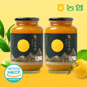 프레시데이 농협 레몬차보다 향긋한 갈아만든 고흥 유자차 유자청 2kg+2kg