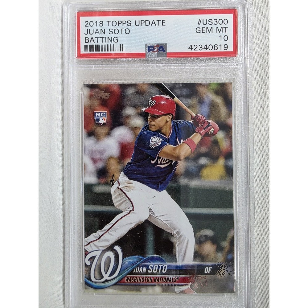후안 소토 루키 2018 TOPPS UPDATE 탑스 업데이트 JUAN SOTO 워싱턴 내셔널즈 메이저리그 MLB 야구 스포츠 카드  1개