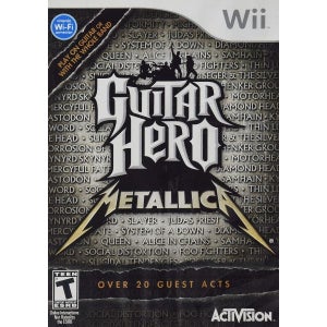 기타 히어로 메탈리카 - 닌텐도 Wii 재생산품  기타 히어로 메탈리카 닌텐도 Wii 갱신  Nintendo Wii