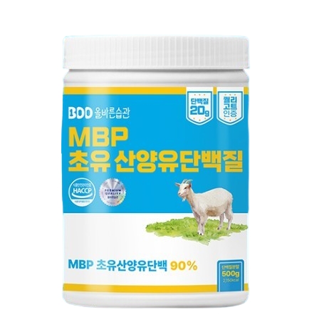 다원바이오 올바른습관 MBP <b>초유</b> 산양유 단백질 500g 500g, 1개