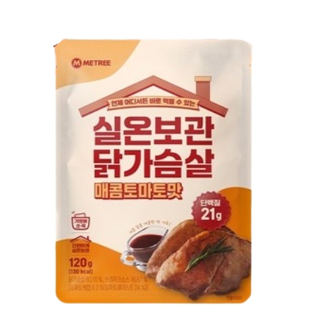 실온보관 닭가슴살 매콤토마토맛 제품 이미지