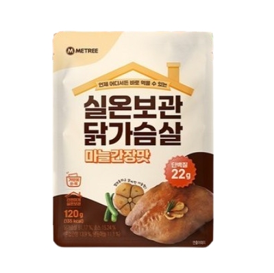 실온보관 닭가슴살 마늘간장맛 제품 이미지