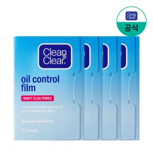 클린앤클리어 클린앤드클리어 오일 컨트롤 필름 60매입 x4