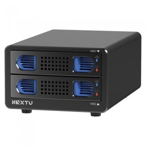 넥스트유 [인증판매] 넥스트유 하비슈 2베이 DAS USB3.0 5Gbps HDD SSD 데이터스토리지 922U3