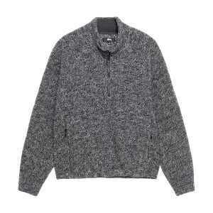 스투시 울 블렌드 쉐르파 모크 블랙 118567