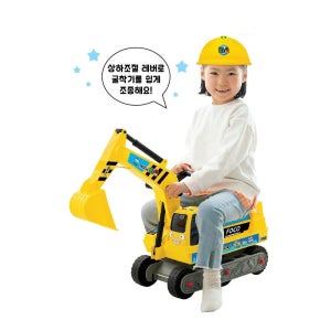 피노키오 타요 포코 회전하는 힘쎈 중장비 포크레인 유아 붕붕카(22168)