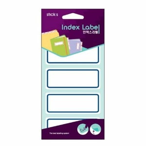 조르지오 견출지 PZXFSZGN 스티커 20 2001B 청색 87X34 18장입 10개