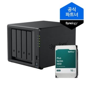 시놀로지 나스 DS425+ 4베이 16TB (16TBx1) HAT3310-16T 포함