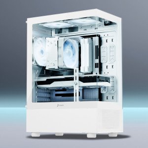 주연테크 MARINE D375F56 화이트 AMD 라이젠 7500F RTX 5060 게이밍 데스크탑 컴퓨터 브랜드PC