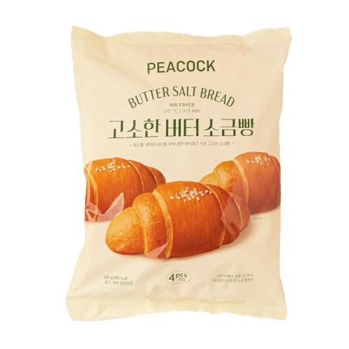 유로베이크 PEACOCK 고소한 버터 소금빵
