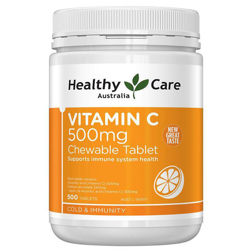 호주약국 판매 면역 <b>비타민C</b> 500mg 츄어블 건강식품 500