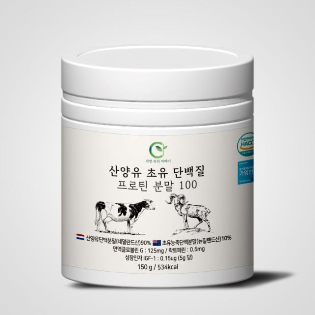 채움바이오 자연속의이야기 산양유 <b>초유</b> 단백질 프로틴 분말  150g, 1개