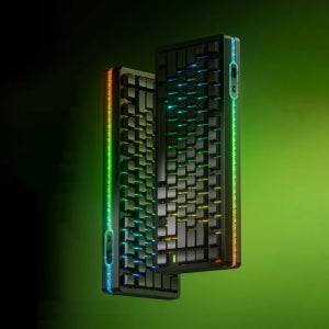 VGN 네온 He 헐크축 마그네틱축 유선 키보드 75% 게이밍 커스텀 측면각인