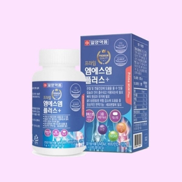 일양약품 <b>프라임</b> 엠에스엠 플러스 120정 관절 연골 뼈건강