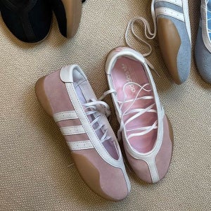 아디다스 태권도 메이 발레 클리어 핑크 발레코어 슈즈 JQ6434