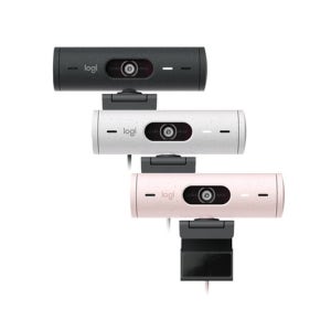 [로지텍] 로지텍코리아 BRIO 500 브리오 500 웹캠 FHD 1080P 30FPS/ USB-C타입/노이즈캔슬링 듀얼마이크/ 프라이버시 셔터/ 자동밝기조절/ 오토포커스