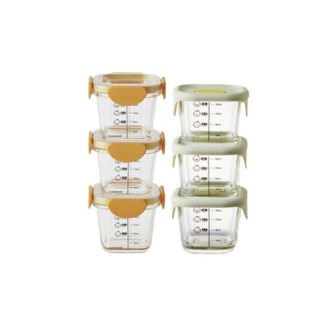 락앤락 레빗 사각 이유식 보관용기 230ml