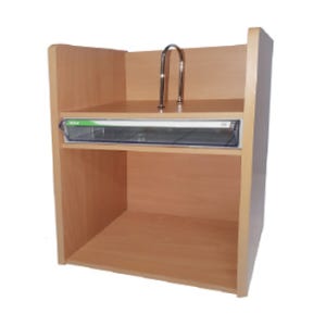 책꽂이2단 소형 오피스가구 중간부속함 사무용 1개 사무실용품