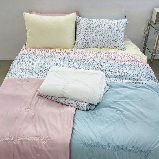 냉감 이불 아이스터치 쿨링 기능성 여름이불 (이불+베개커버 세트)