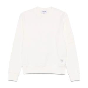 톰브라운 4바 스트라이프 맨투맨 화이트 MJT518A J0201 100