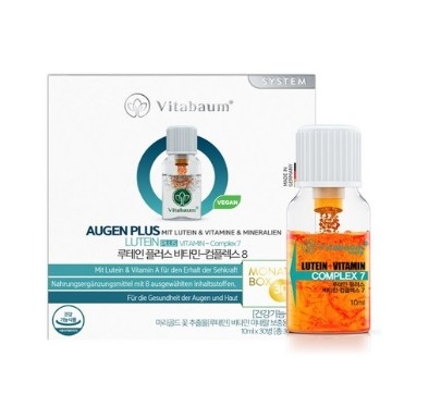 <b>비타바움</b> 루테인 플러스 비타민 컴플렉스7 10ml x 30개입, 1개